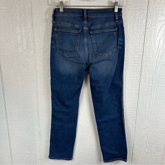 Madewell Stovepipe Straight Leg Denim Blue Jeans Size 26 - Picture 3 of 7